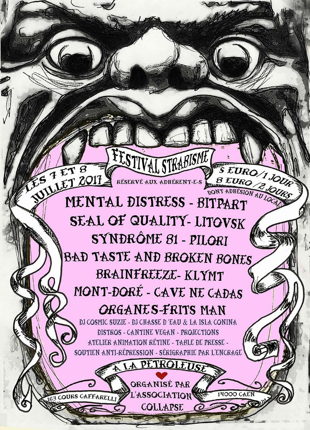 Affiche festival Strabisme 2017